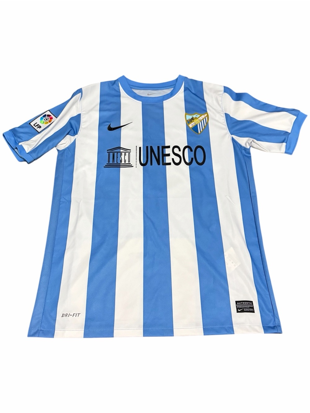 Brand New Nike S. Sánchez 21 Malaga CF UNESCO Home Jersey Medium w/ Tags!